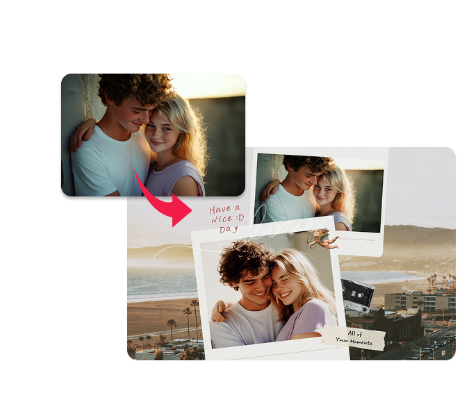 Collage Maker with diverse creative options to help you seize the moment